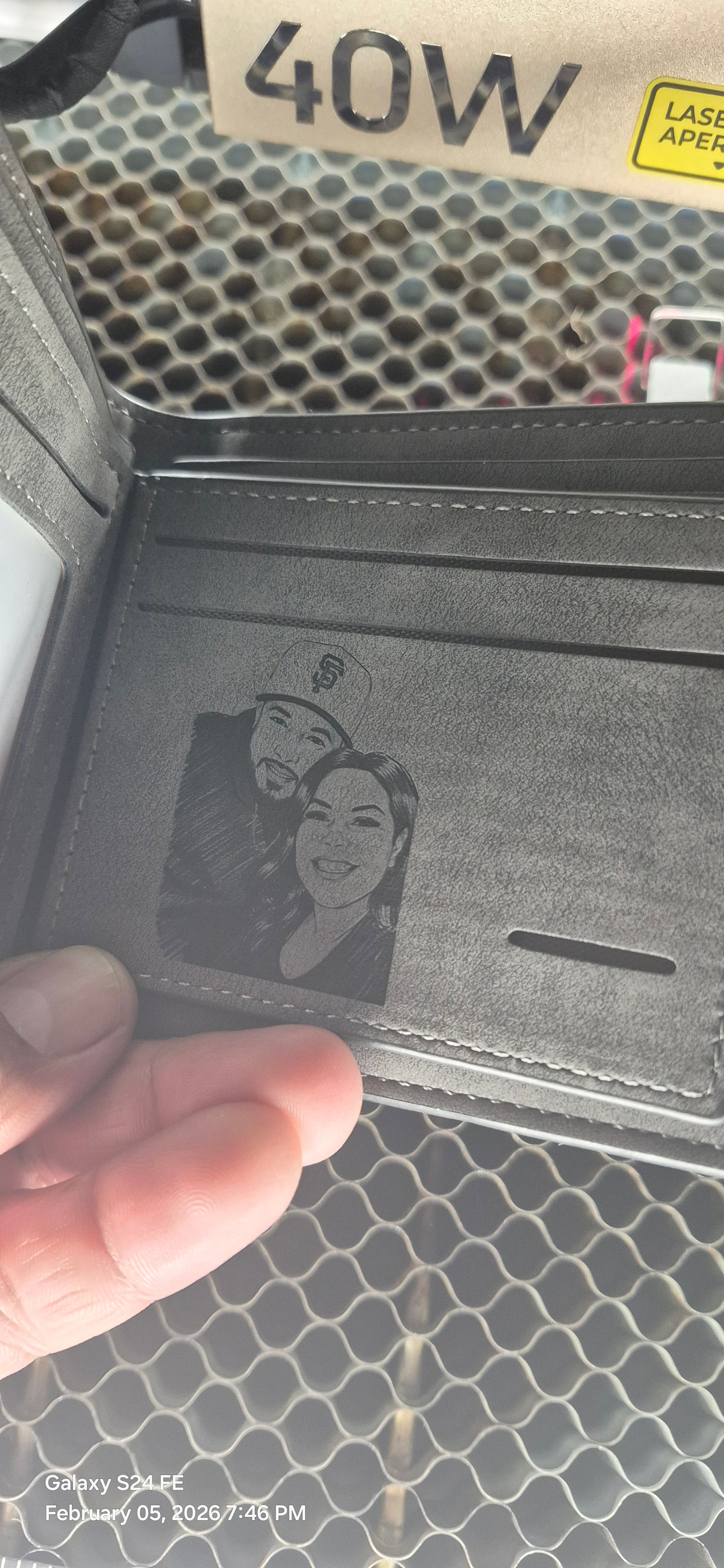 Portrait wallets