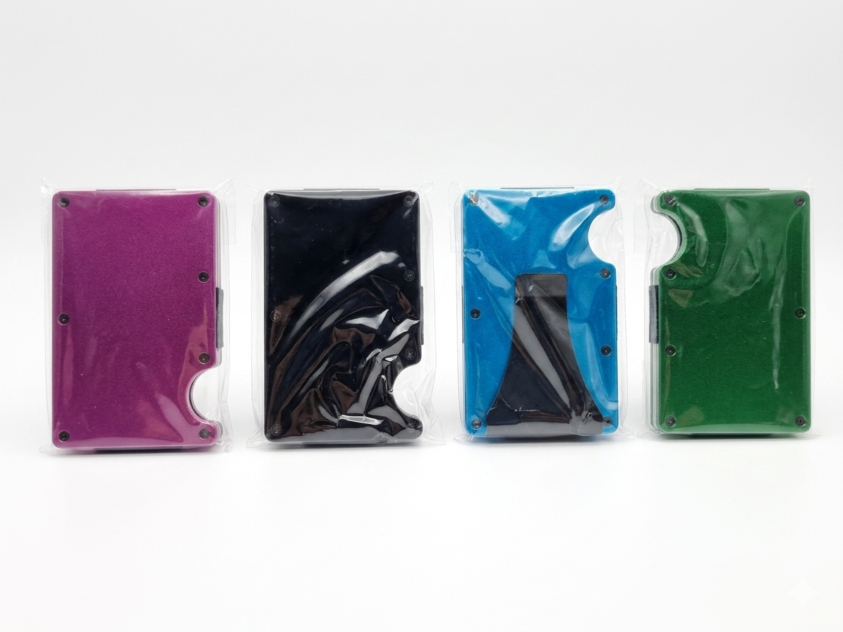 Customized Aluminum card wallets